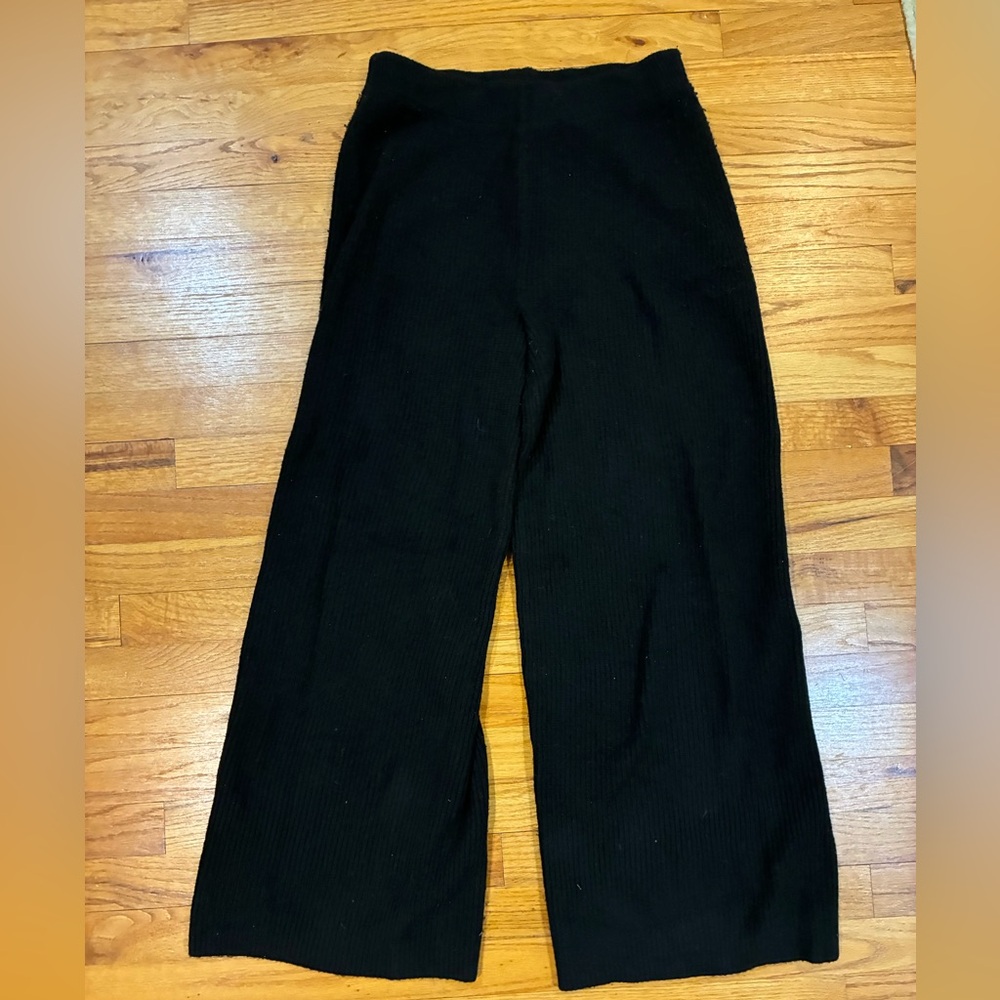 Black Knit Lounge Pants - GAP